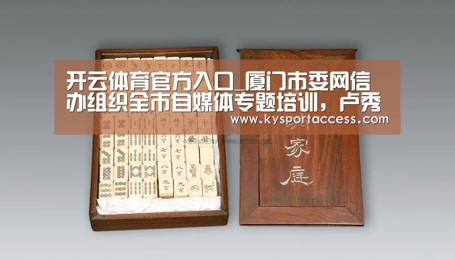 开云体育官方入口_厦门市委网信办组织全市自媒体专题培训,卢秀萍主任强调自媒体的责任与继承(图2) 开云官网首页